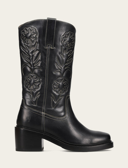 Women's Black Kate Deco Stitch Boot | Frye Signature