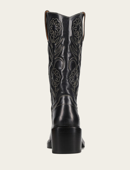 Women's Black Kate Deco Stitch Boot | Frye Signature
