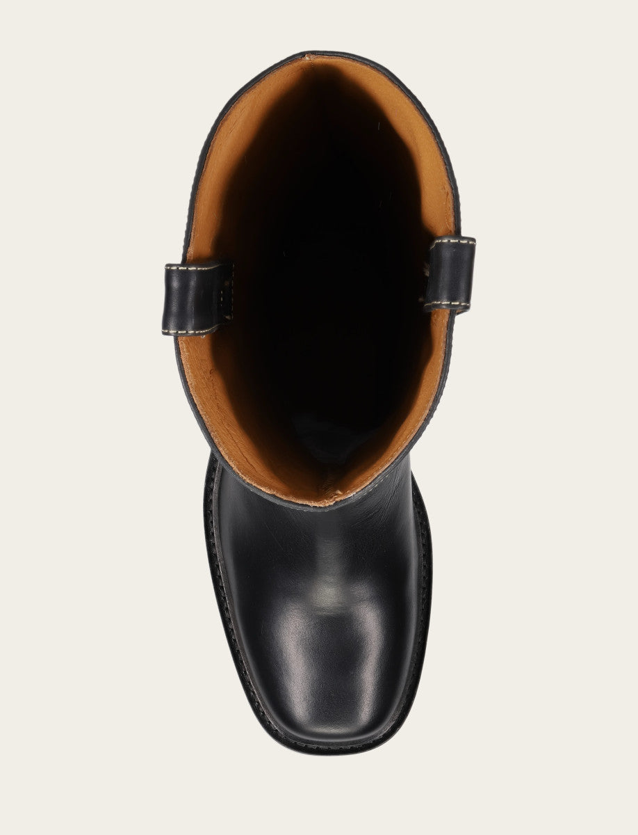 Women's Black Kate Deco Stitch Boot | Frye Signature
