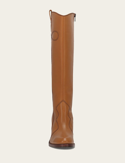 Women’s Caramel Corinne Deco Stitch Tall Boots | Frye Exclusive