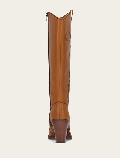 Women’s Caramel Corinne Deco Stitch Tall Boots | Frye Exclusive