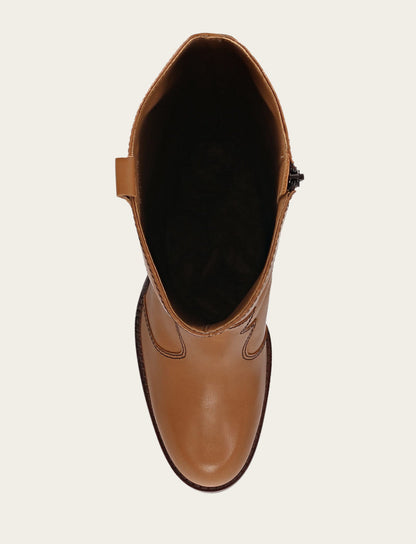 Women’s Caramel Corinne Deco Stitch Tall Boots | Frye Exclusive