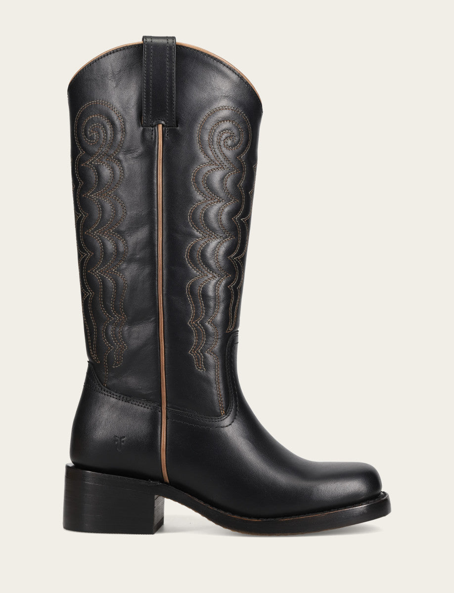 Women's Black Campus Deco Stitch Boot | Frye Customer Favorite