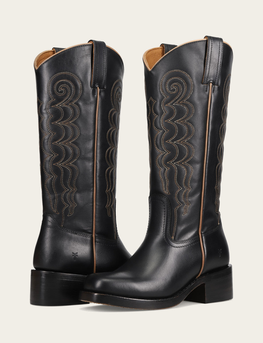 Women's Black Campus Deco Stitch Boot | Frye Customer Favorite