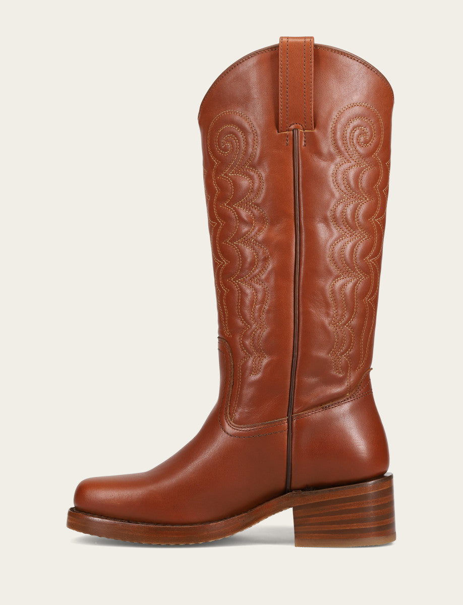 Women's Walnut Campus Deco Stitch Boot | Frye Classic