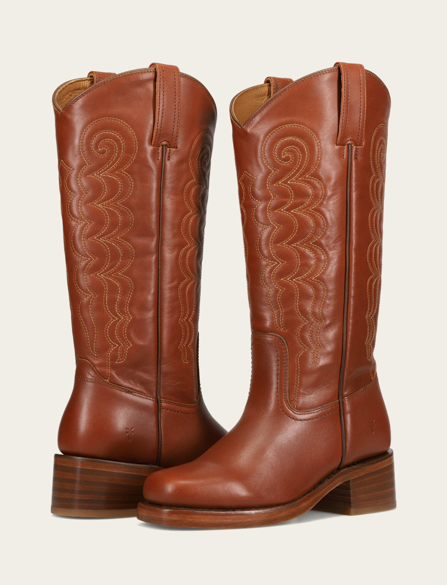 Women's Walnut Campus Deco Stitch Boot | Frye Classic