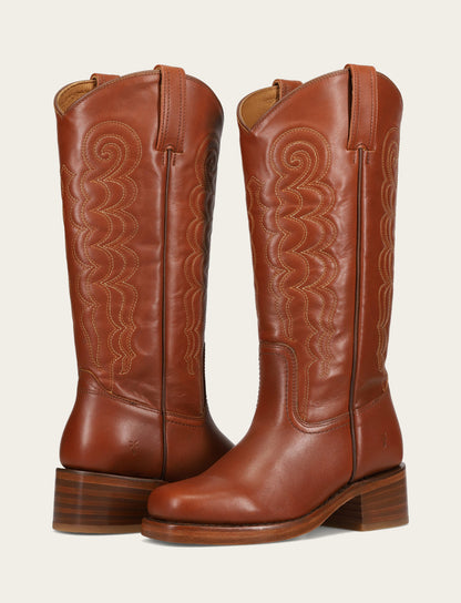 Women's Walnut Campus Deco Stitch Boot | Frye Classic