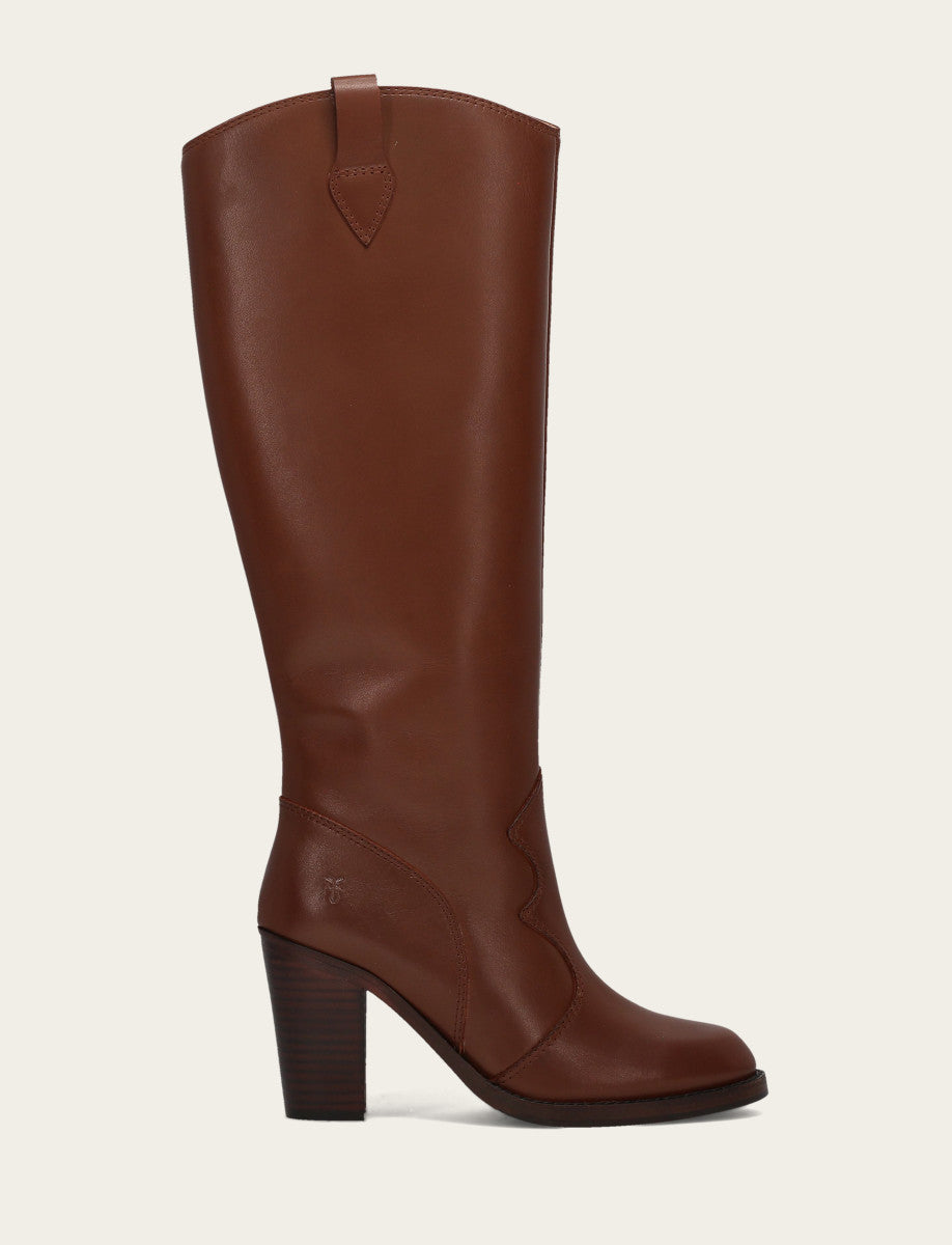 Women's Walnut Corinne Tall Boot | Frye Premium