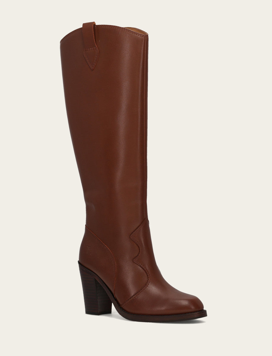 Women's Walnut Corinne Tall Boot | Frye Premium