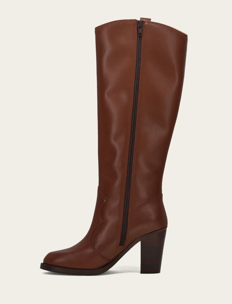 Women's Walnut Corinne Tall Boot | Frye Premium