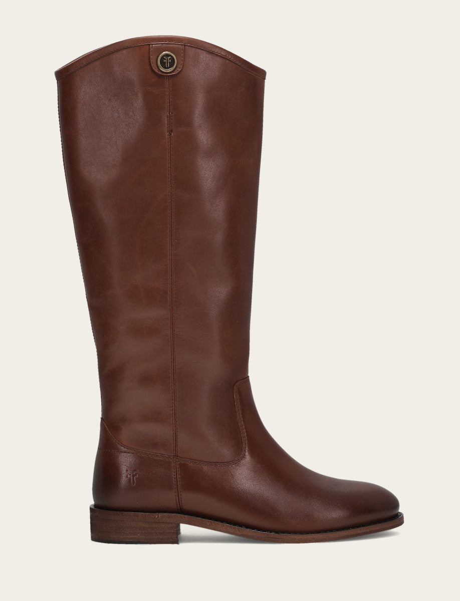 Women’s Cognac Wide Calf Melissa Button 2 Tall Boots | Frye | Frye Signature