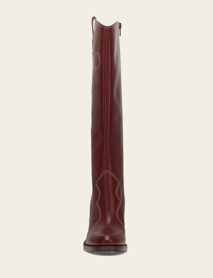 Women's Cranberry Corinne Tall Deco Stitch Boot | Frye Latest