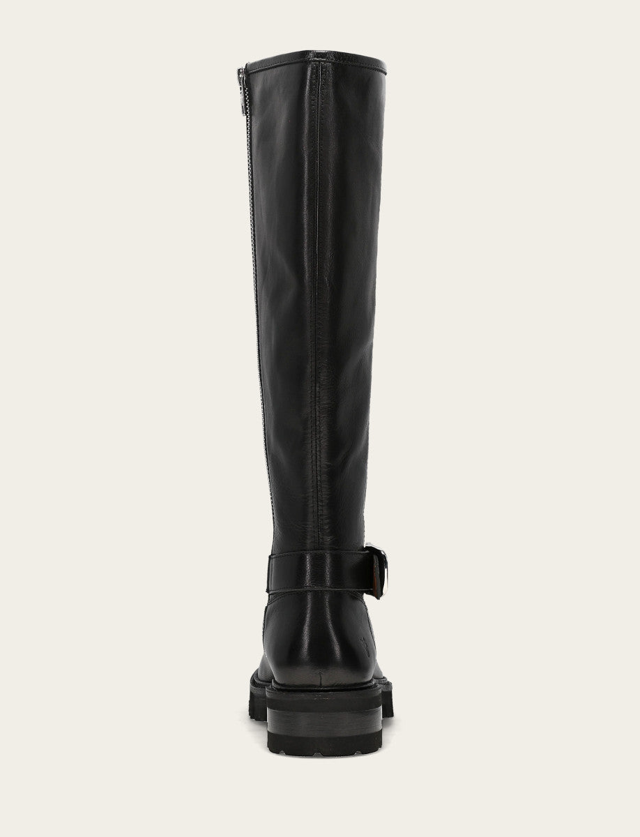Women's Black Olivia Buckle Tall Boot | Frye Featured