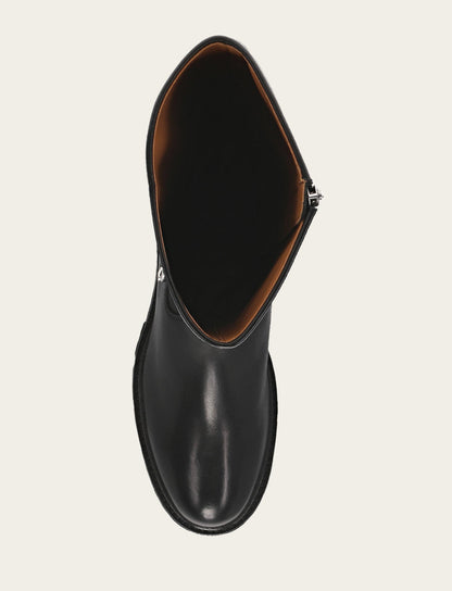 Women's Black Olivia Buckle Tall Boot | Frye Featured