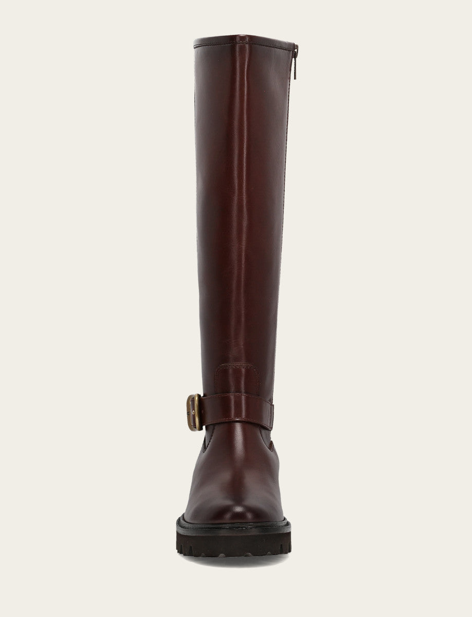 Women's Bourbon Olivia Buckle Tall Boot | Frye Latest