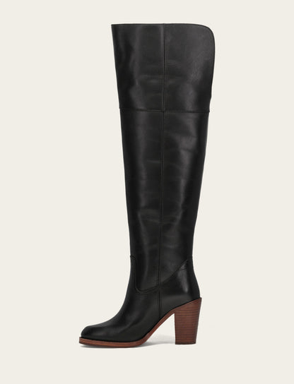 Women's Black Corinne Over The Knee Boot | Frye Great Value