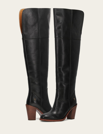 Women's Black Corinne Over The Knee Boot | Frye Great Value
