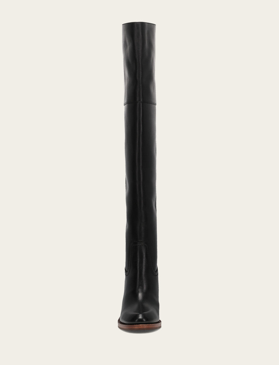 Women's Black Corinne Over The Knee Boot | Frye Great Value
