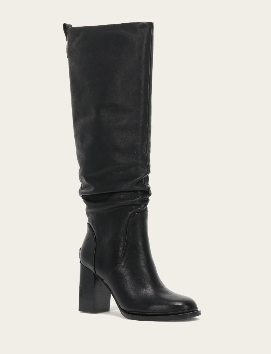 Black Alex Softy Tall Wide Calf Boot | Frye Quality