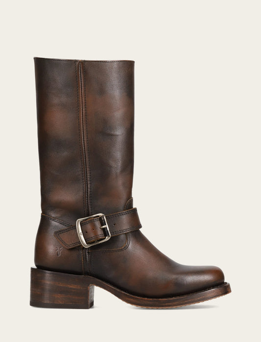 Women's Dark Brown Campus Buckle Boot | Frye Value