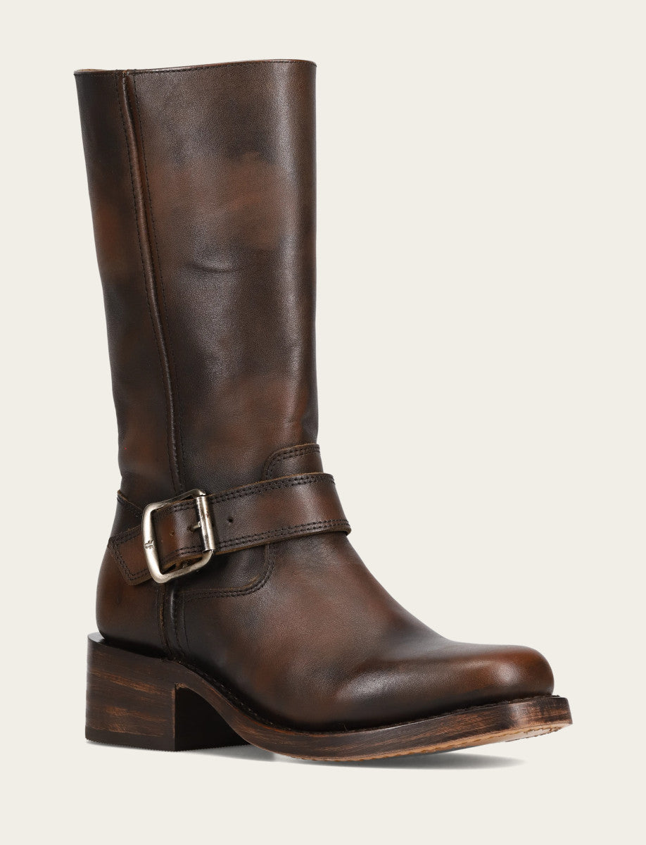 Women's Dark Brown Campus Buckle Boot | Frye Value