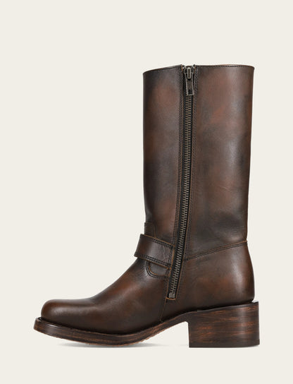 Women's Dark Brown Campus Buckle Boot | Frye Value