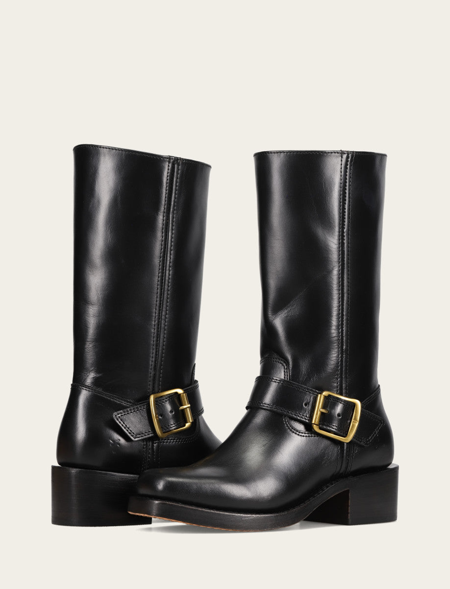Women's Black Campus Buckle Boot | Frye Latest