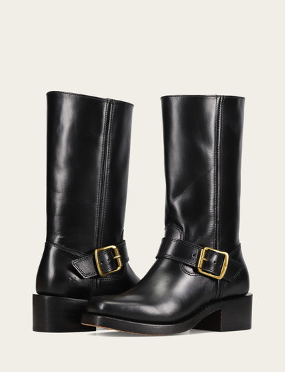 Women's Black Campus Buckle Boot | Frye Latest