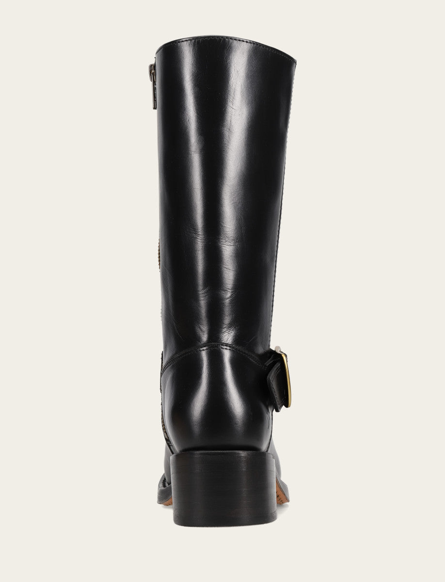 Women's Black Campus Buckle Boot | Frye Latest
