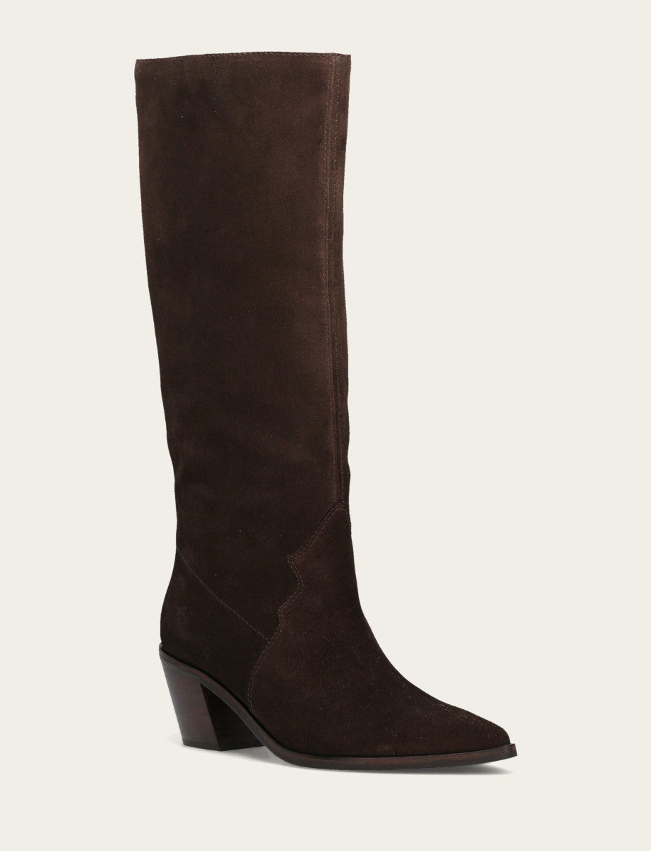 Women's Dark Brown Sara Slouchy Boot | Frye Customer Favorite