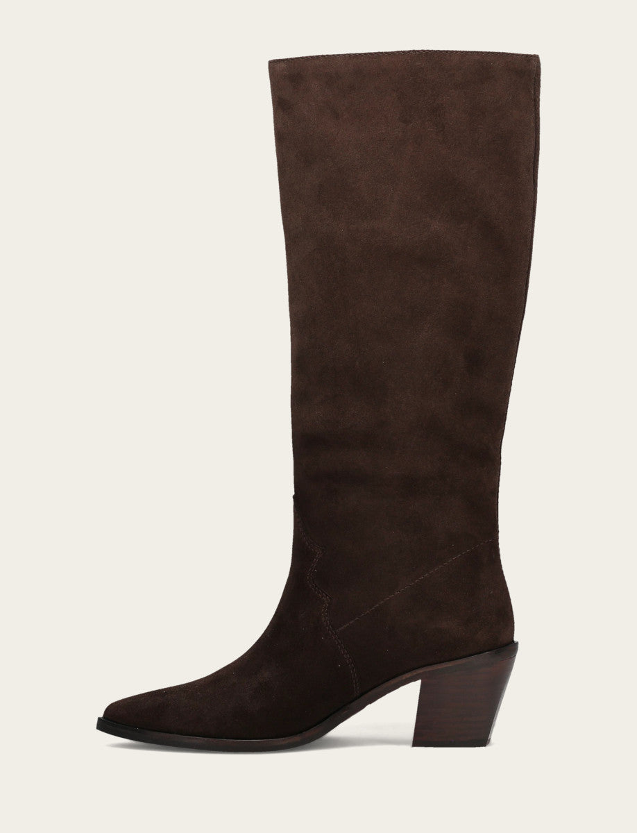 Women's Dark Brown Sara Slouchy Boot | Frye Customer Favorite