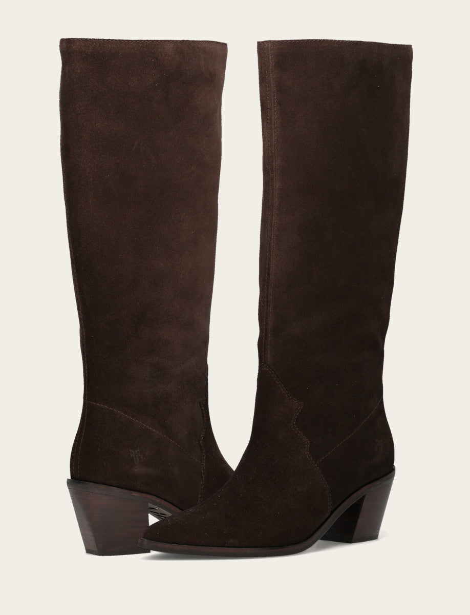 Women's Dark Brown Sara Slouchy Boot | Frye Customer Favorite