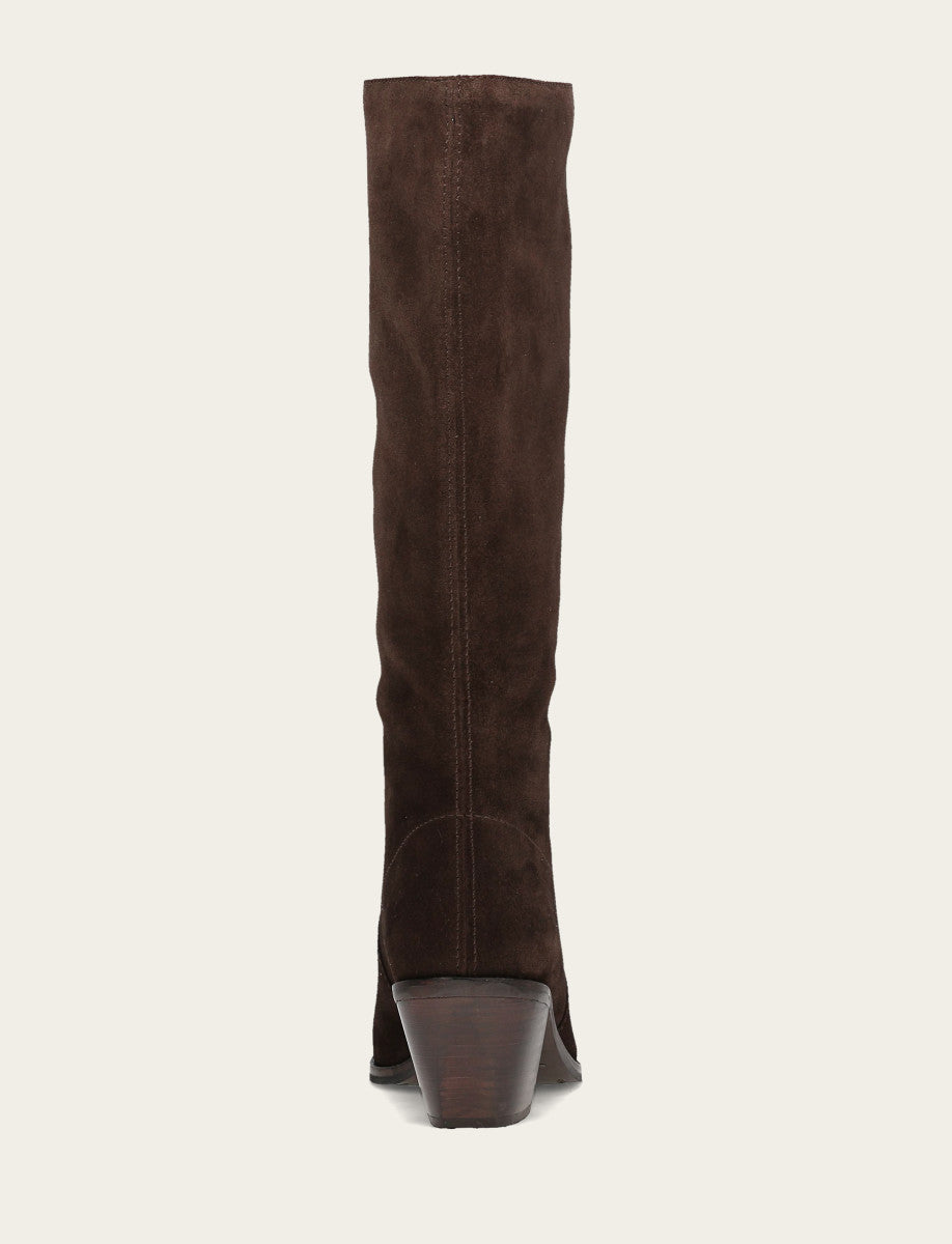 Women's Dark Brown Sara Slouchy Boot | Frye Customer Favorite
