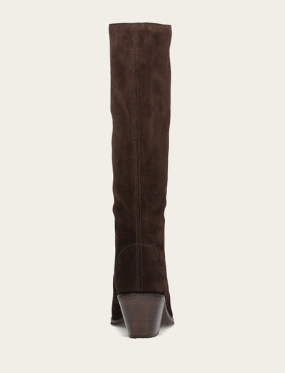 Women's Dark Brown Sara Slouchy Boot | Frye Customer Favorite
