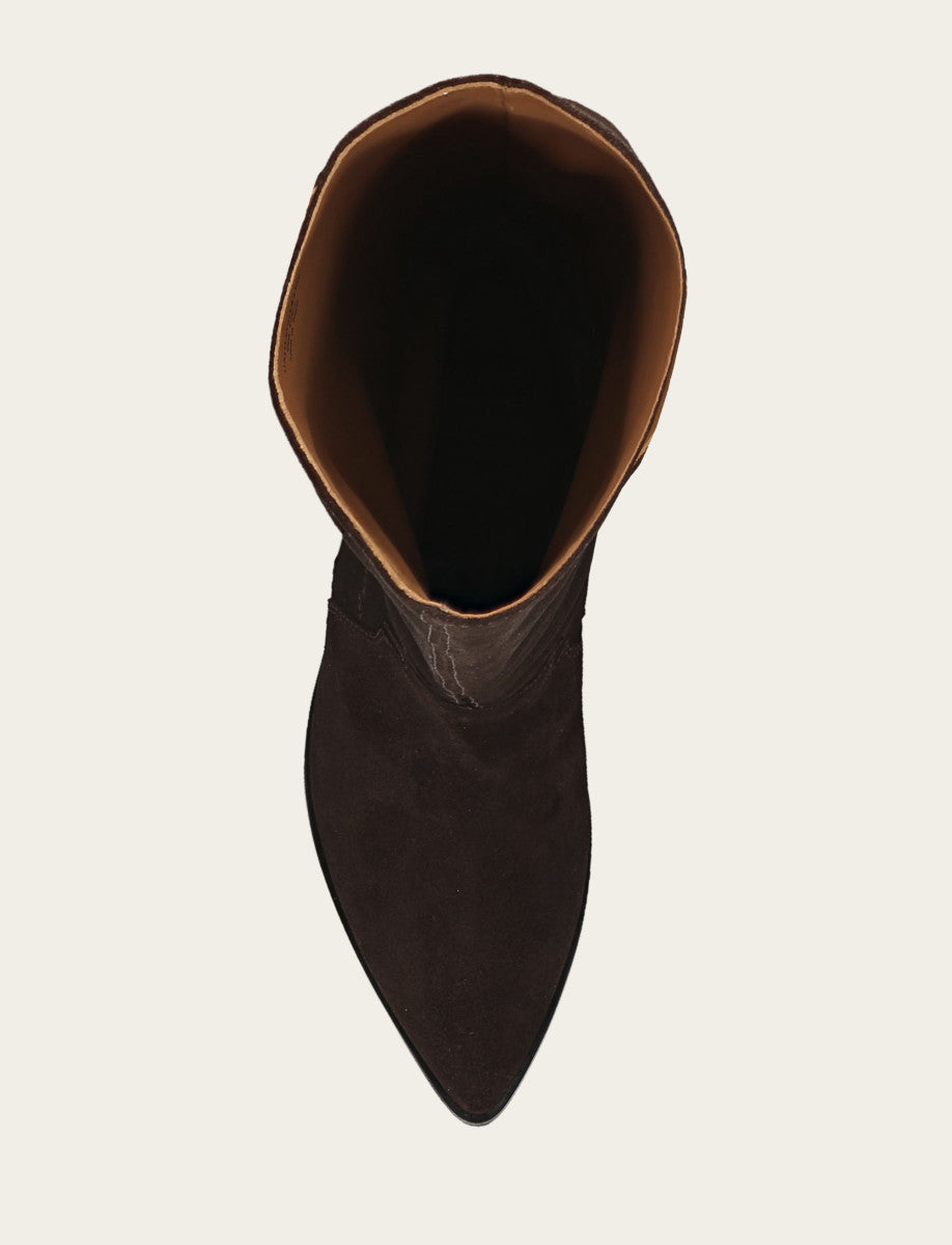 Women's Dark Brown Sara Slouchy Boot | Frye Customer Favorite