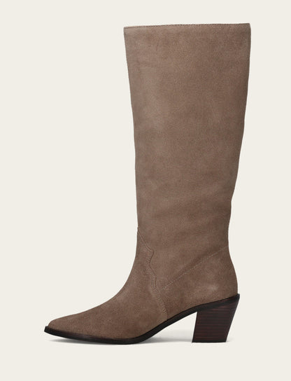 Women's Dark Taupe Sara Slouchy Boot | Frye Trusted