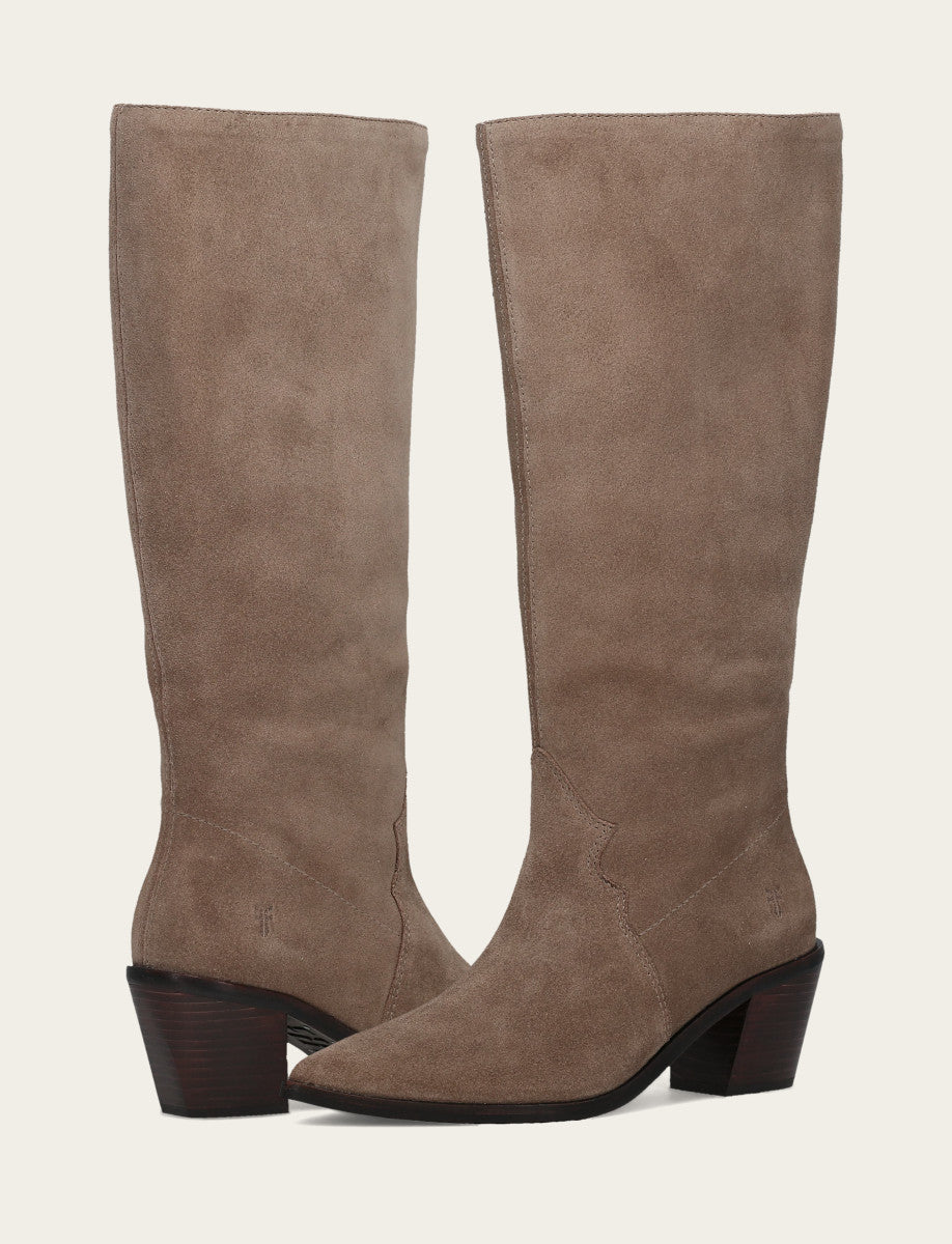 Women's Dark Taupe Sara Slouchy Boot | Frye Trusted