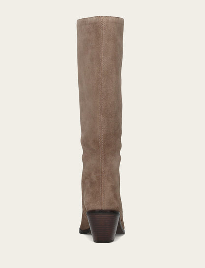 Women's Dark Taupe Sara Slouchy Boot | Frye Trusted