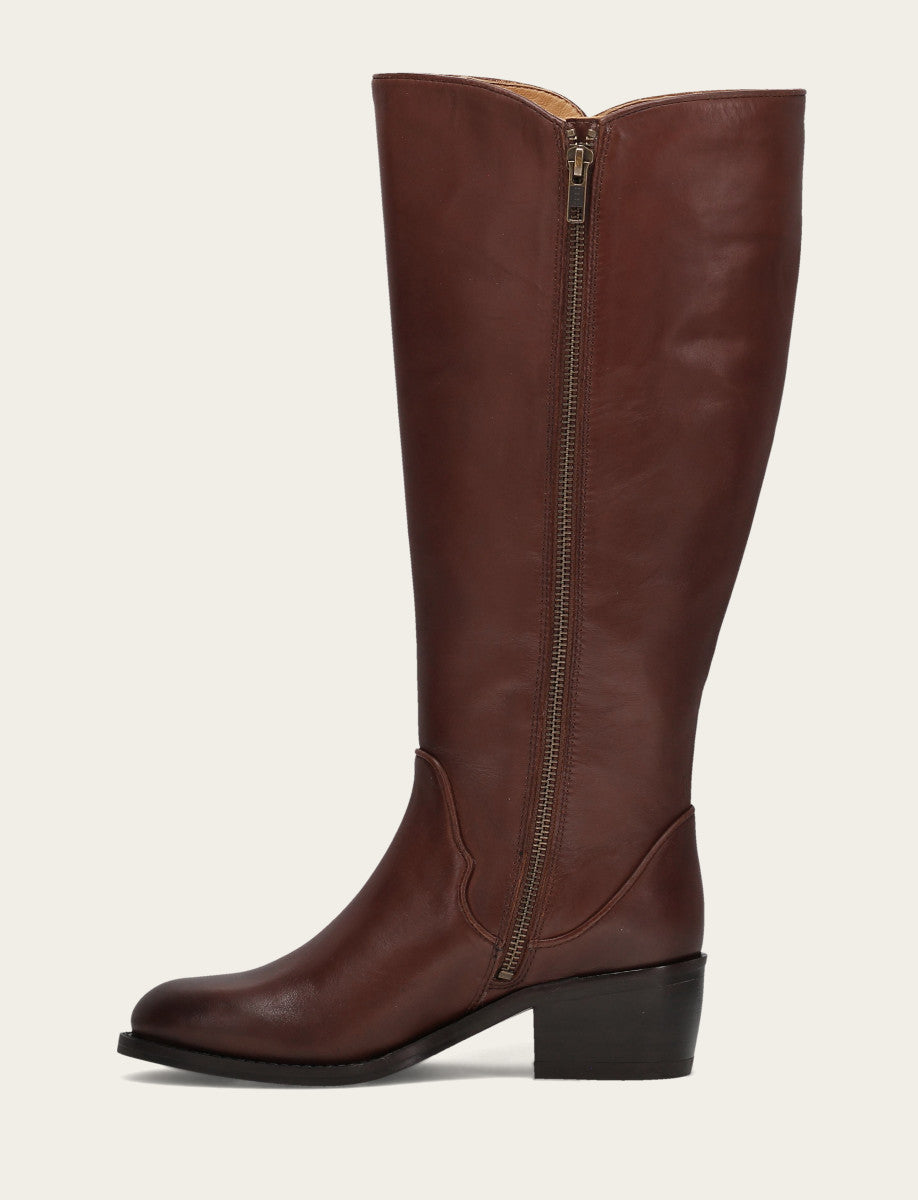 Women's Saddle Carson 2 Piping Tall Wide Calf Boot | Frye Featured