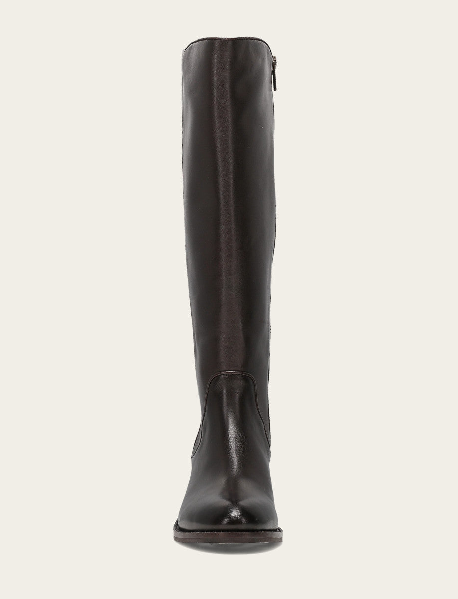 Women's Dark Brown Carson 2 Piping Tall Wide Calf Boot | Frye Popular