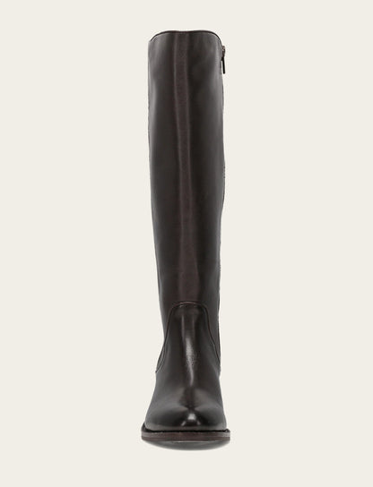 Women's Dark Brown Carson 2 Piping Tall Wide Calf Boot | Frye Popular