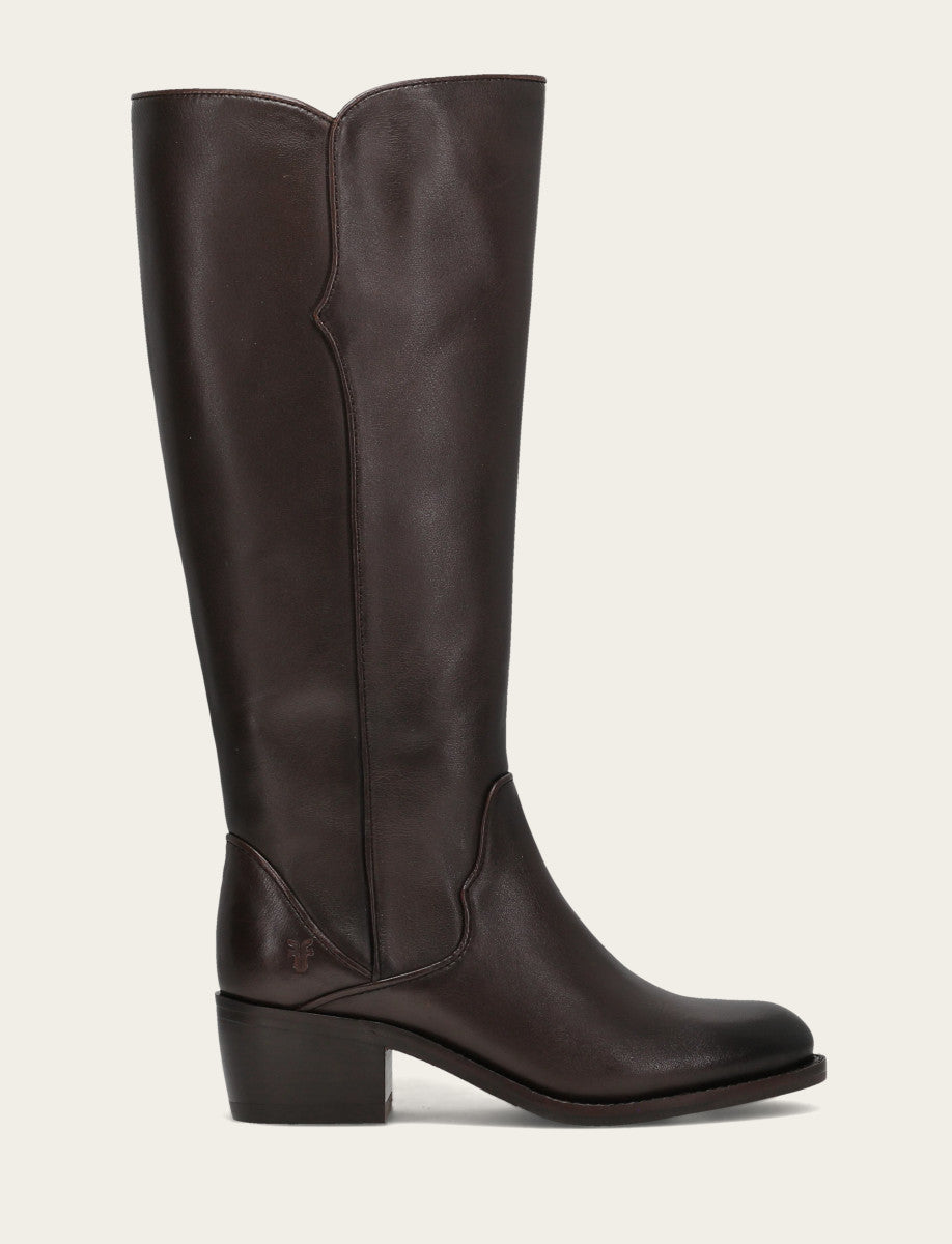 Women's Dark Brown Carson 2 Piping Tall Boot | Frye Quality
