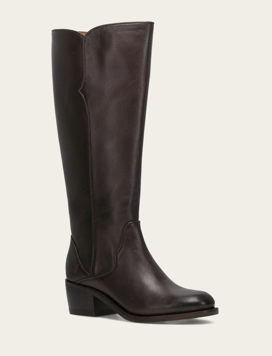 Women's Dark Brown Carson 2 Piping Tall Boot | Frye Quality
