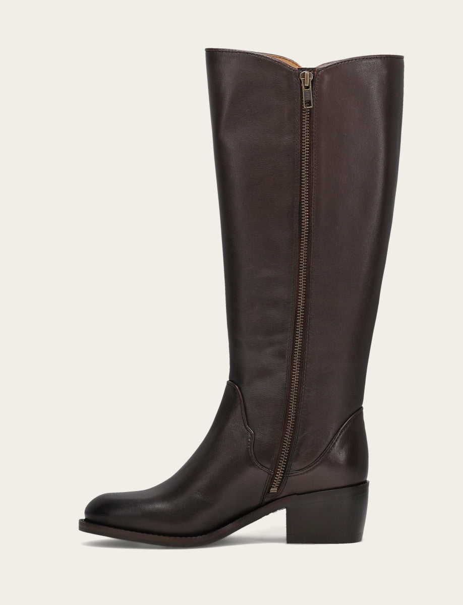 Women's Dark Brown Carson 2 Piping Tall Boot | Frye Quality