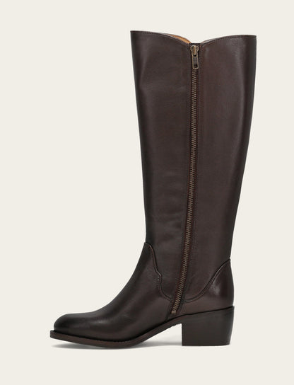 Women's Dark Brown Carson 2 Piping Tall Boot | Frye Quality