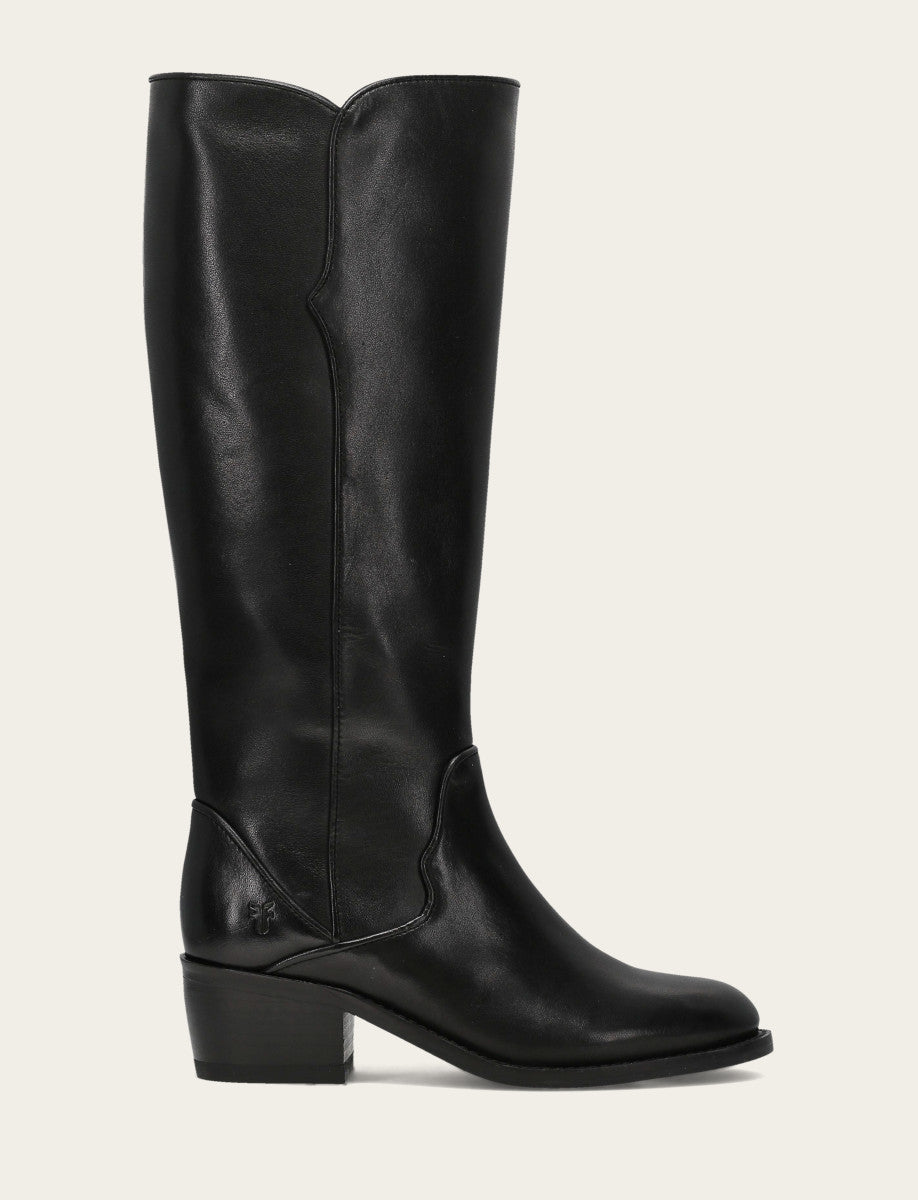 Women's Black Carson 2 Piping Tall Boot | Frye Signature