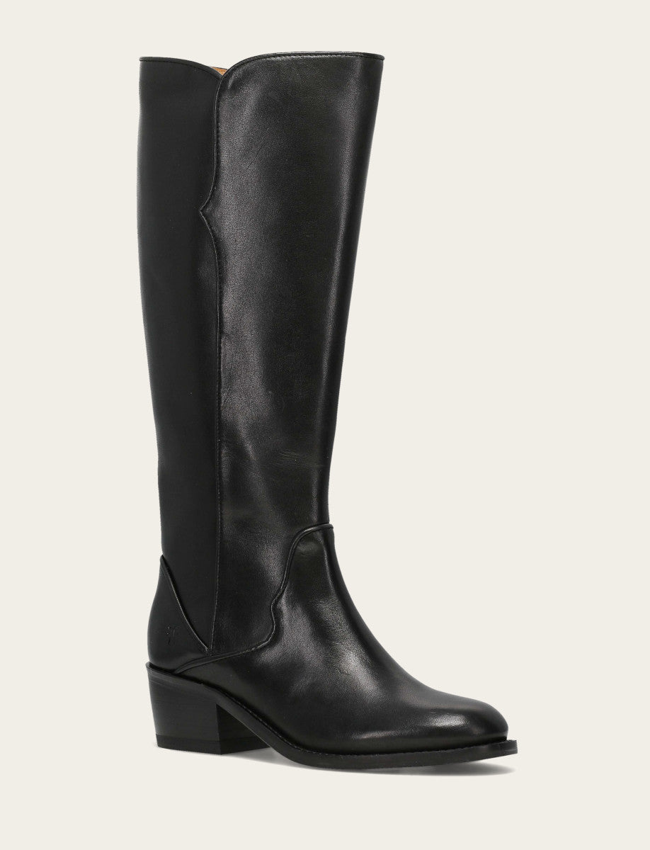 Women's Black Carson 2 Piping Tall Boot | Frye Signature