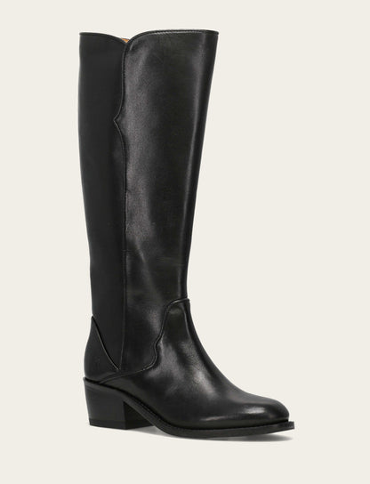 Women's Black Carson 2 Piping Tall Boot | Frye Signature