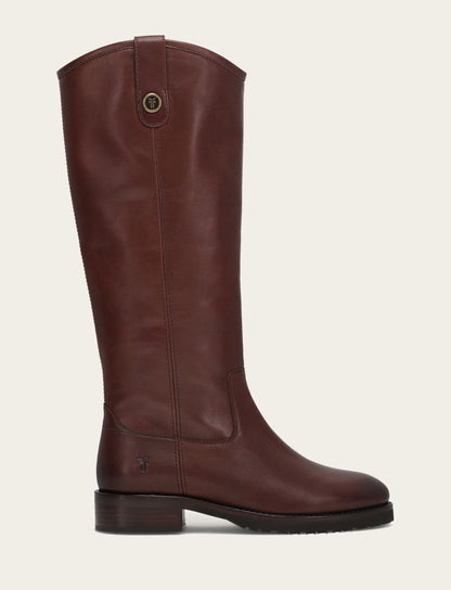 Women's Brown Melissa Lug Button Tall Wide Calf Boot | Frye Smart Buy