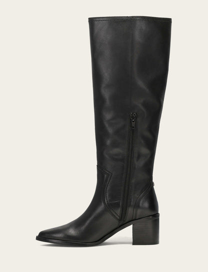 Women's Black Sadie Softy Tall Wide Calf Boot | Frye Value